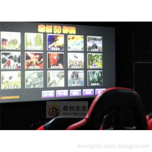 Attraction 5D Movie Theater Large Screen , 5.1 Channel Audi